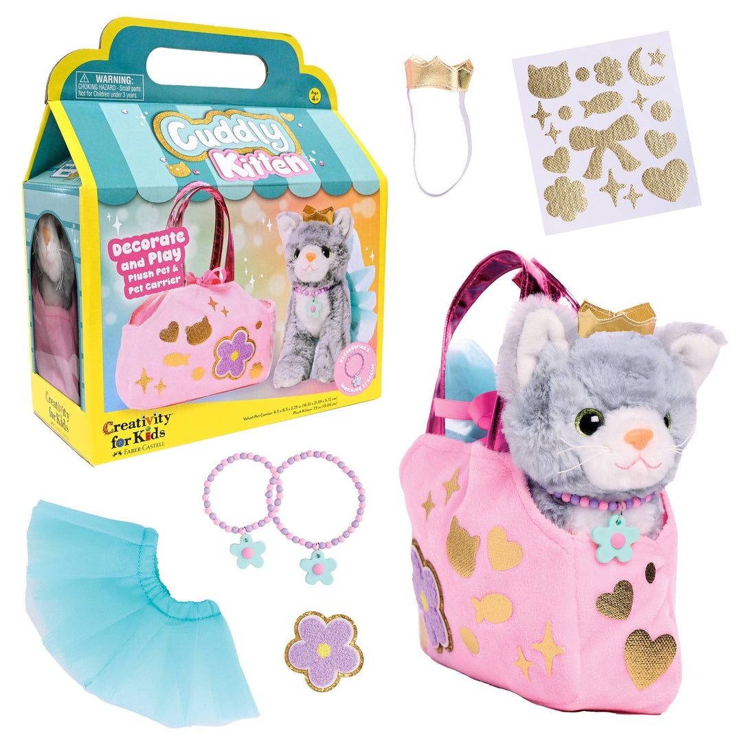 DECORATE A CUDDLY KITTEN KIT