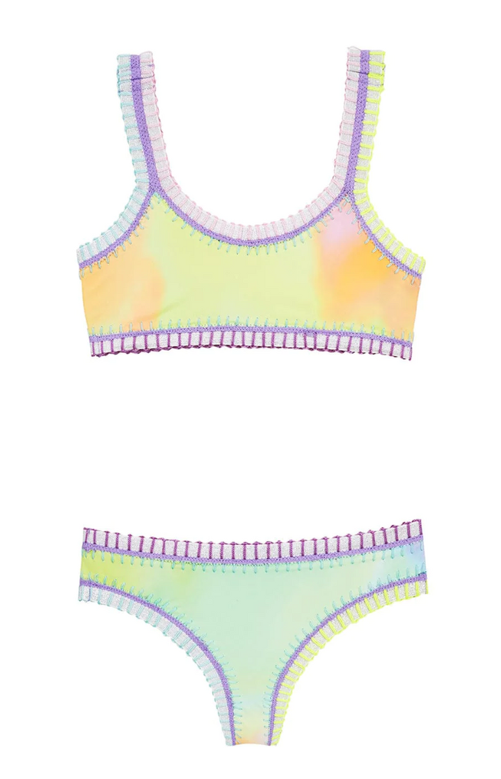 SUNRISE SPORTY RAINBOW EMBROIDERED BIKINI