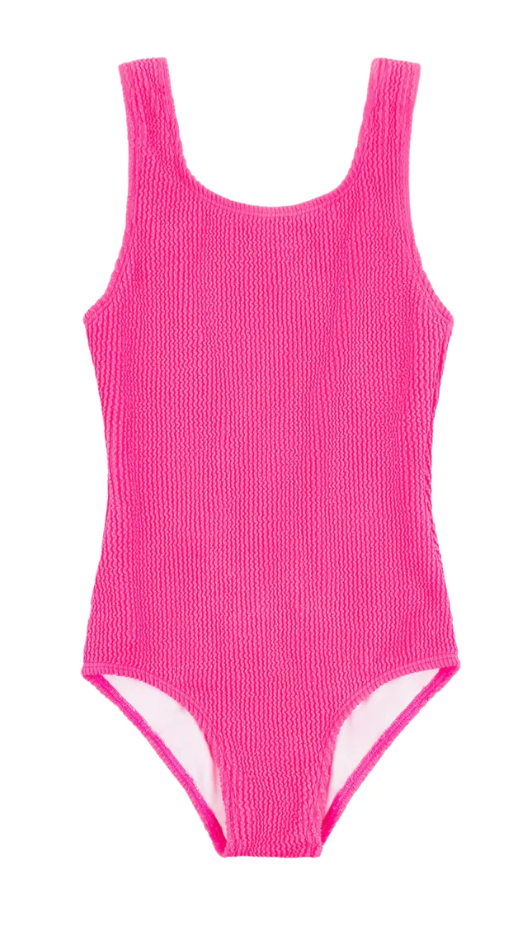 FIORELLA CRINKLE ONE PIECE SWIMSUIT | FUCHSIA