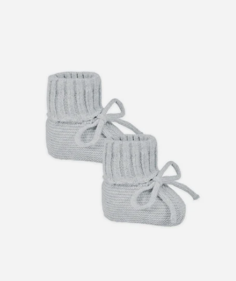 KNIT BOOTIES | DUSTY BLUE