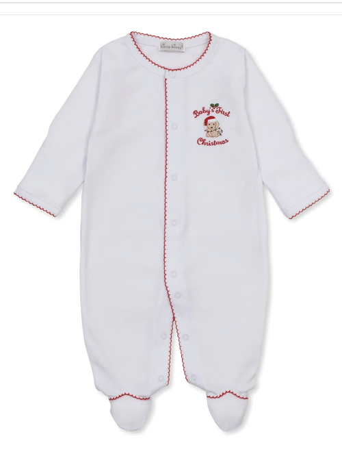 BABY'S FIRST CHRISTMAS FOOTIE