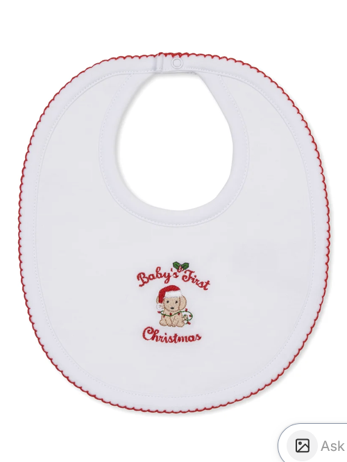 FIRST CHRISTMAS BIB