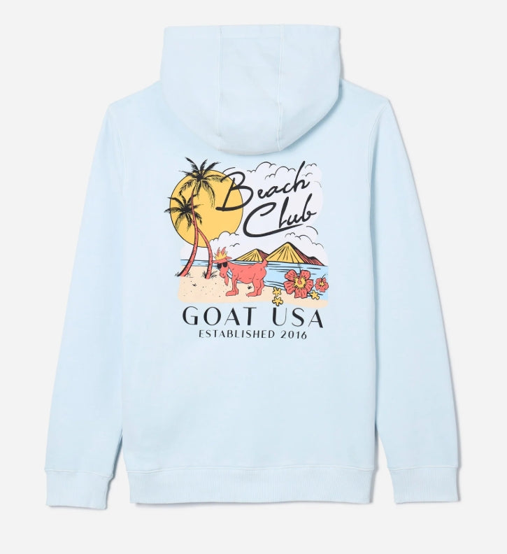 BEACH CLUB HOODED SWEATSHIRT