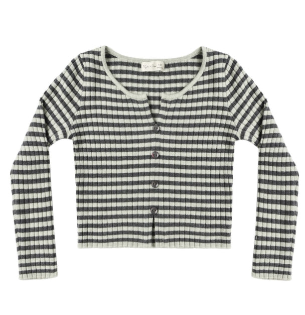 LONG SLEEVE KNIT TEE | MIDNIGHT STRIPE