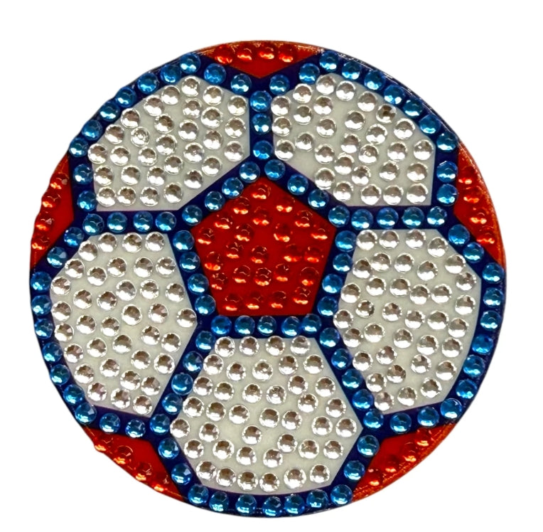 USA SOCCER BALL STICKERBEAN