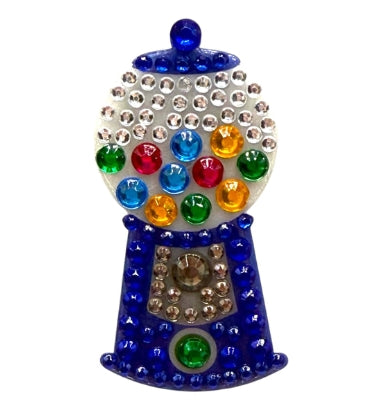 BLUE GUMBALL MACHINE STICKERBEAN