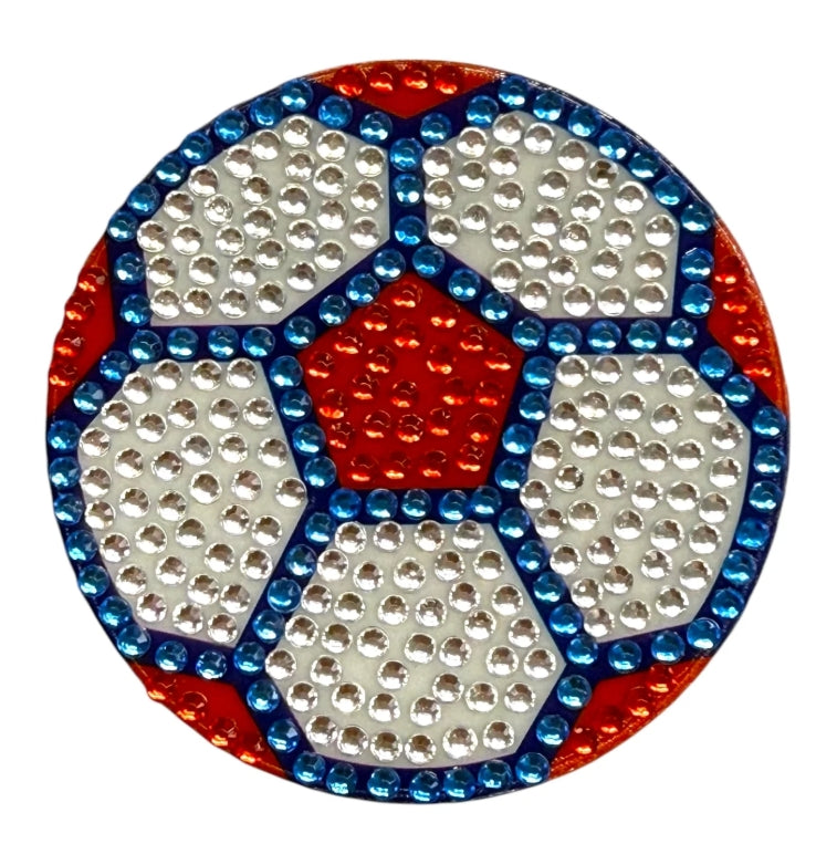 USA SOCCER BALL STICKERBEAN
