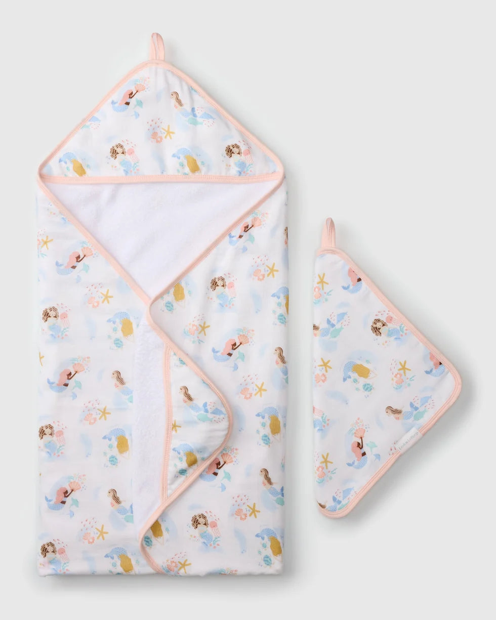HOODED TOWEL SET | MERMAIDS