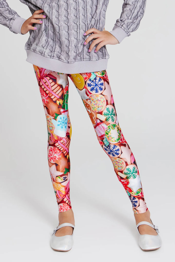 HI-SHINE COOKIE COLLAGE LEGGINGS