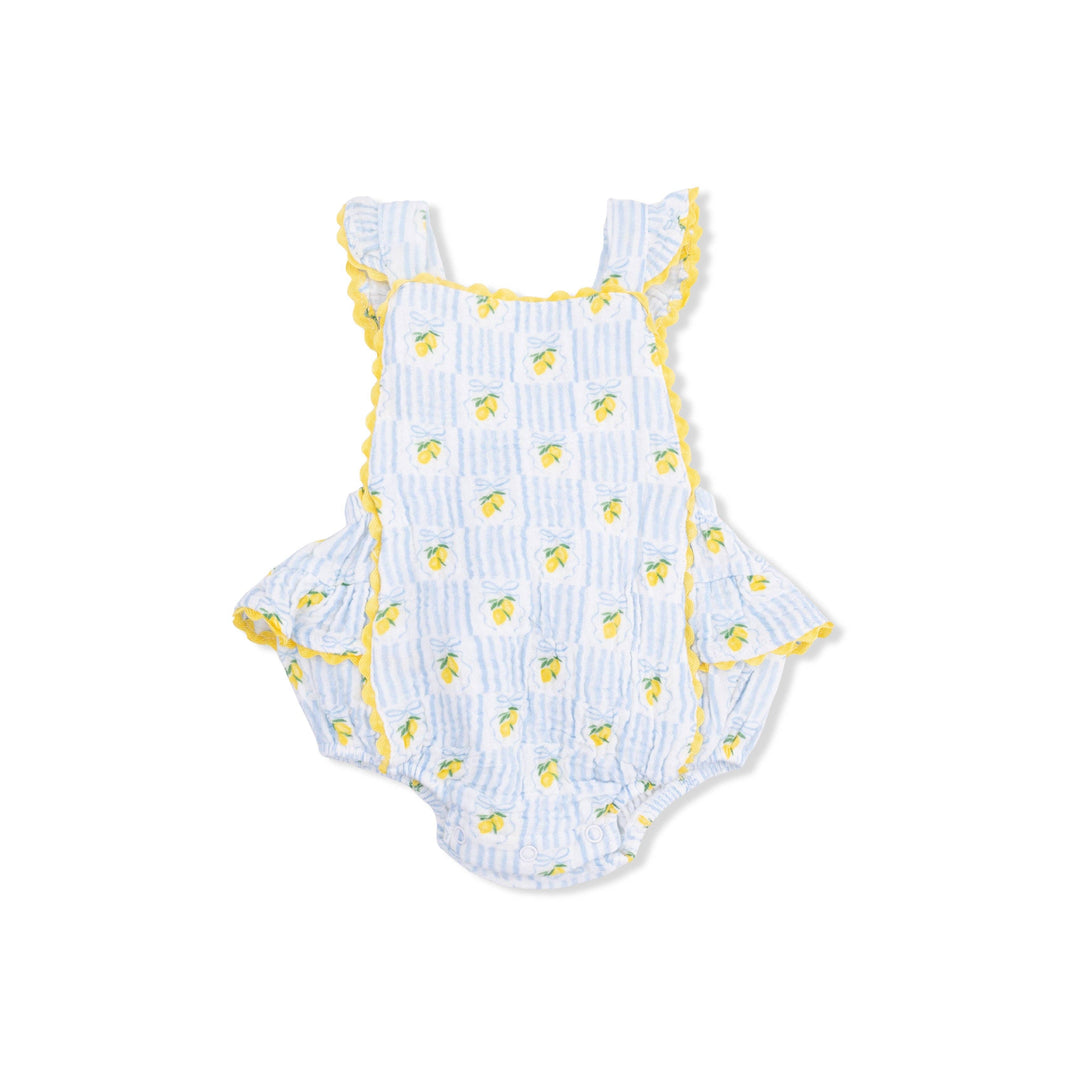 RUFFLE SUNSUIT | LOVELY LEMONS