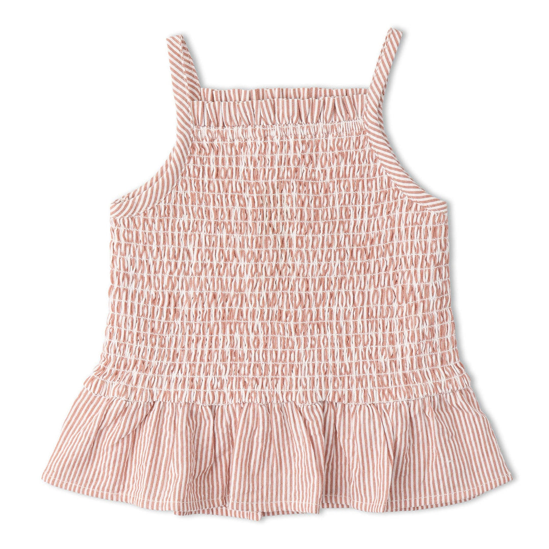 SMOCKED TOP AND BLOOMER SET