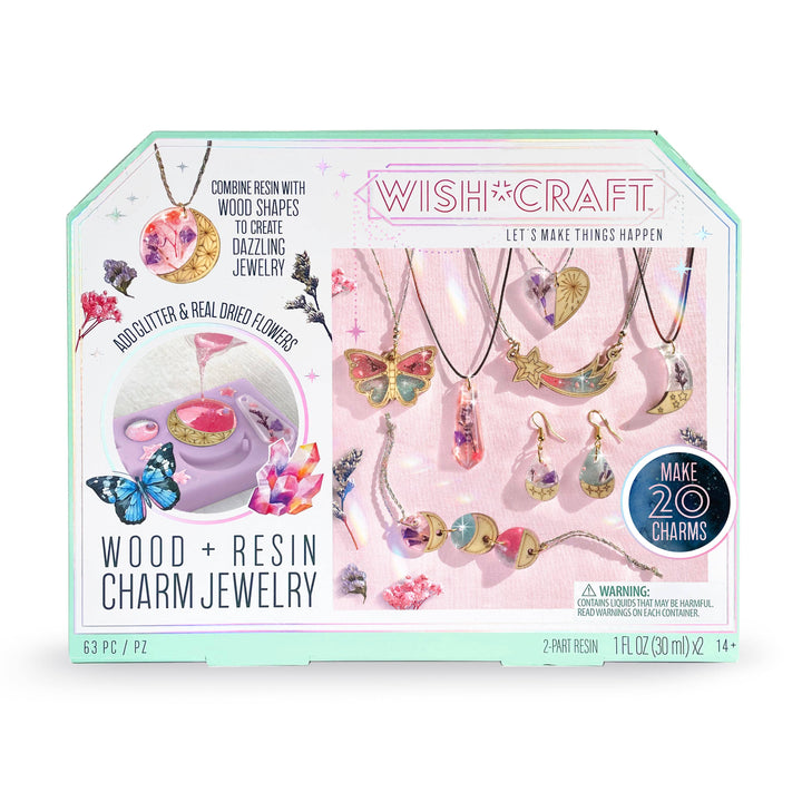 WISH*CRAFT WOOD + RESIN CHARM JEWELRY