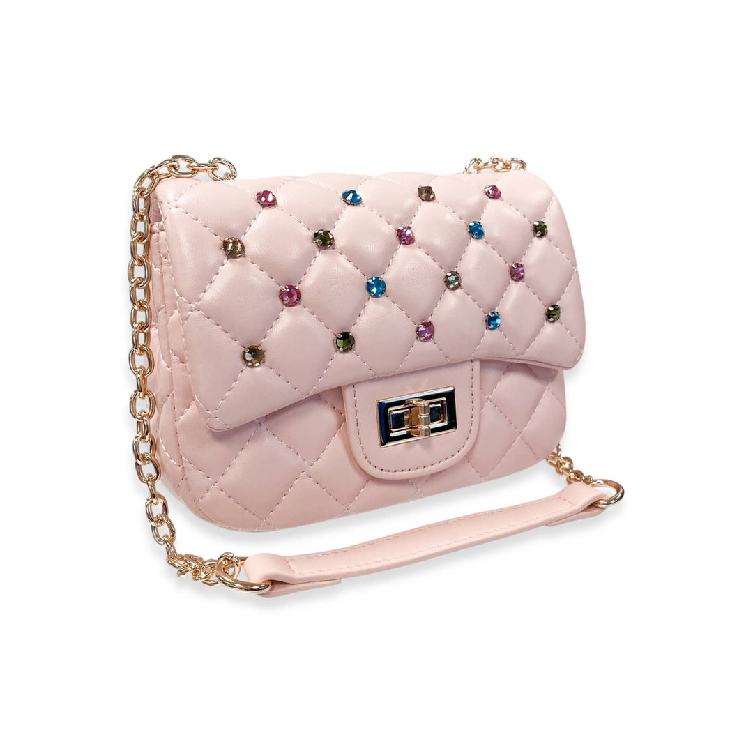 COLORFUL GEMS PURSE | CREAM