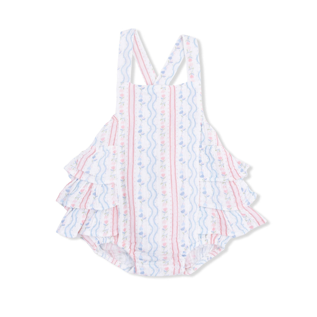 RUFFLE SUNSUIT | TULIP STRIPE
