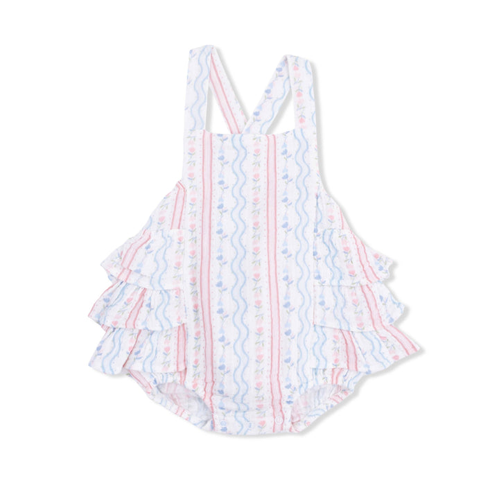 RUFFLE SUNSUIT | TULIP STRIPE