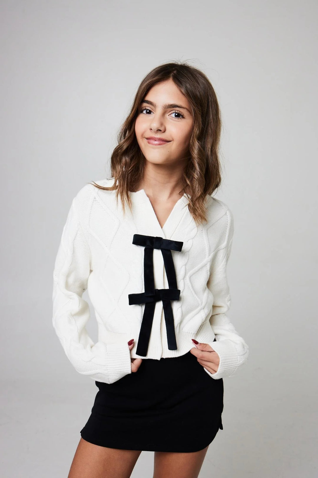 BROOKE CARDIGAN | WHITE