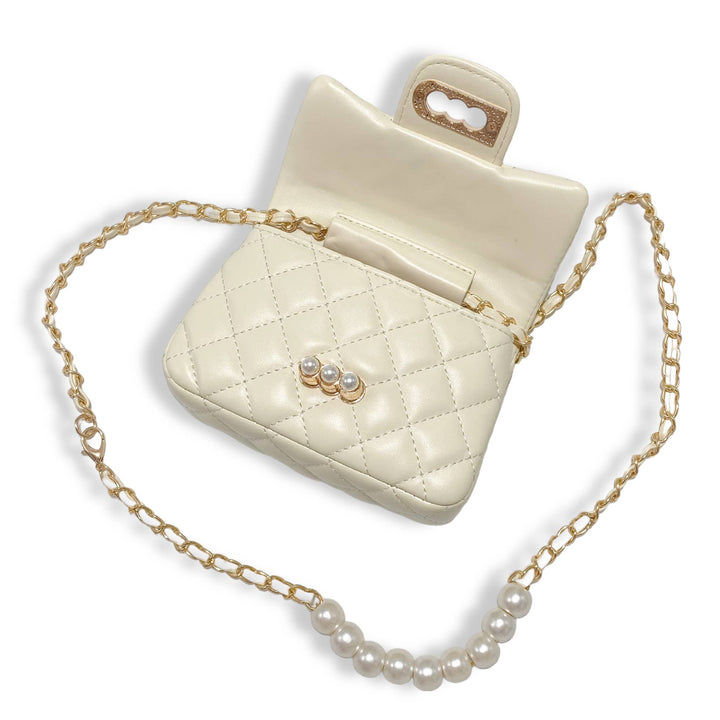 PEARL CLOSURE PURSE | PURPLE