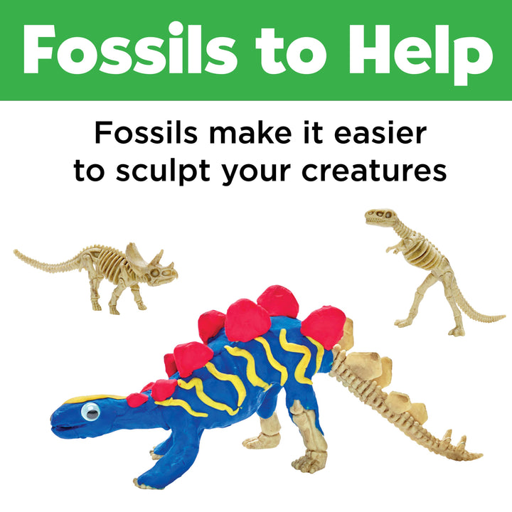 CREATE WITH CLAY DINOSAURS