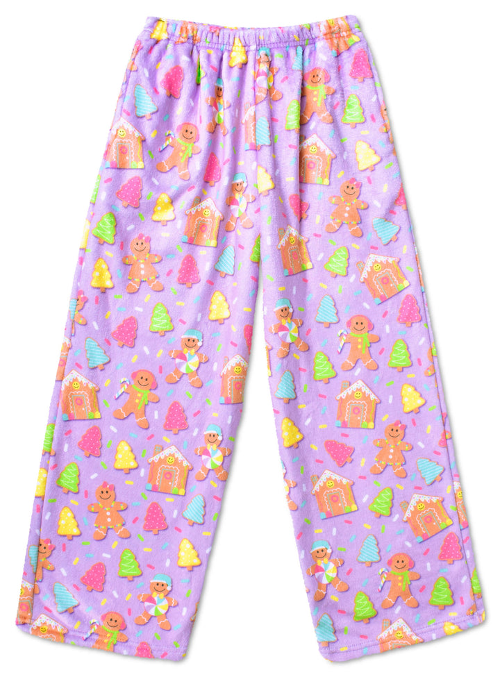 JOYFUL GINGERBREAD PLUSH PANTS