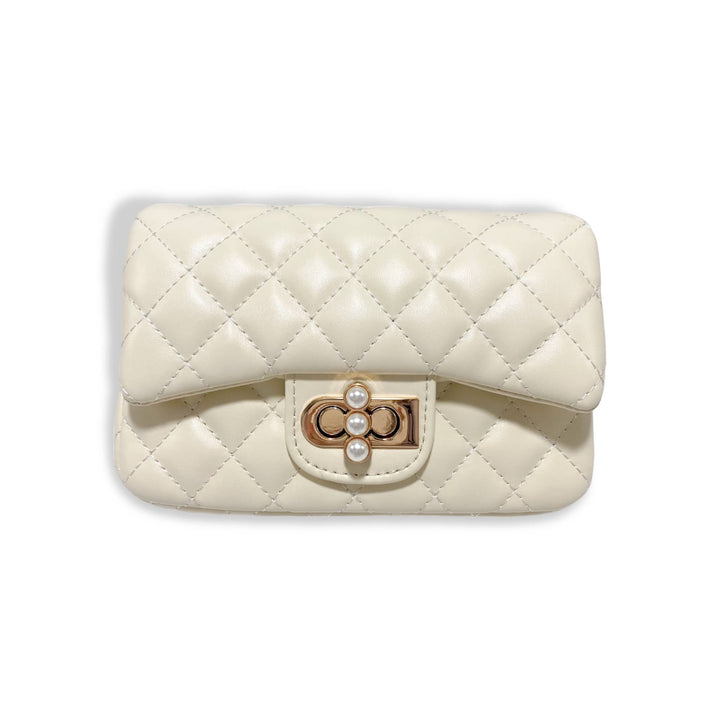 PEARL CLOSURE PURSE | PURPLE
