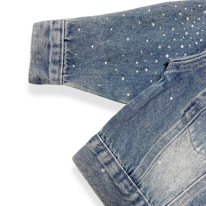 RHINESTONE DENIM JACKET