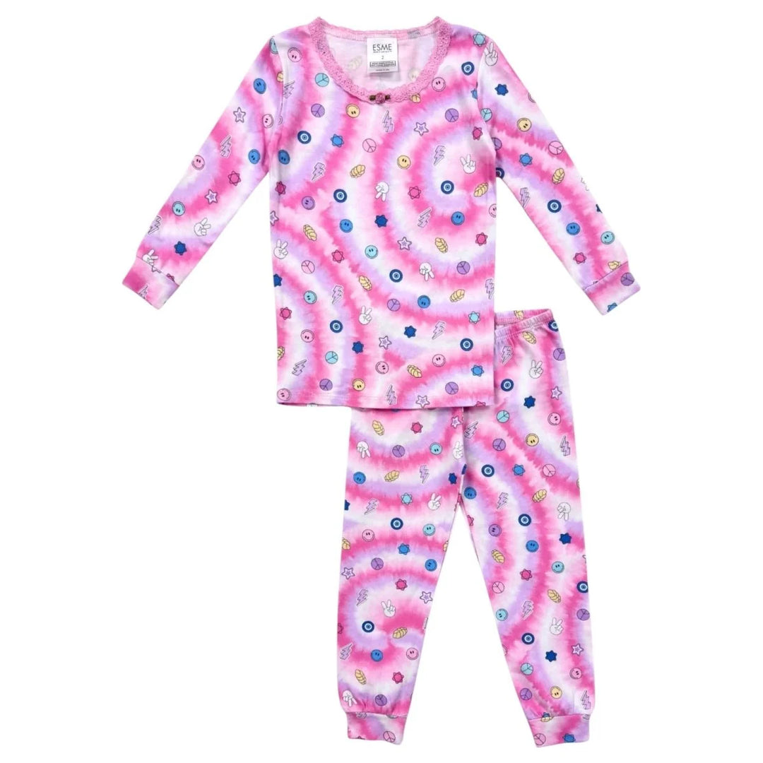 PINK CHALLAH BACK PAJAMAS
