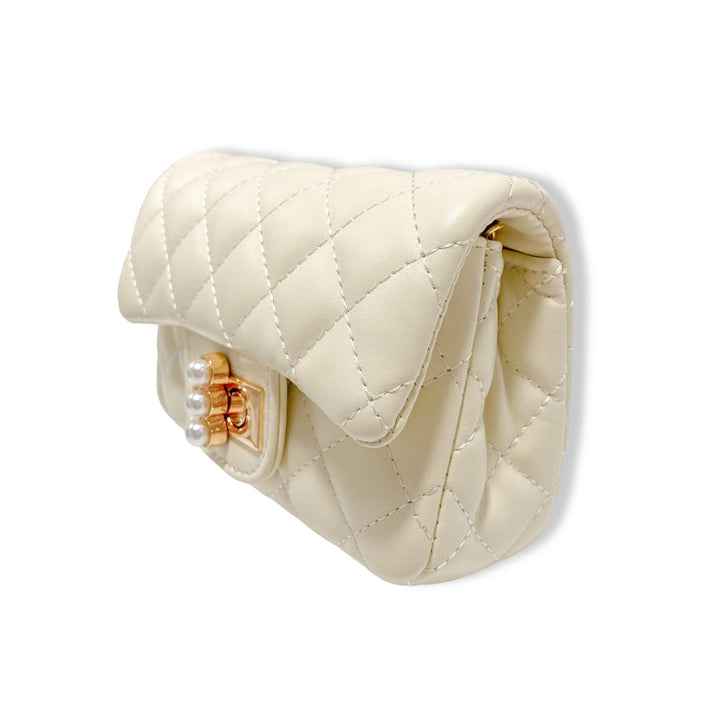 PEARL CLOSURE PURSE | PURPLE