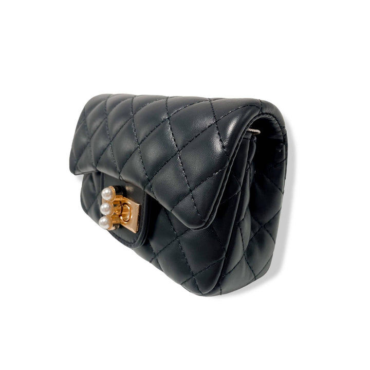 PEARL CLOSURE PURSE | PURPLE