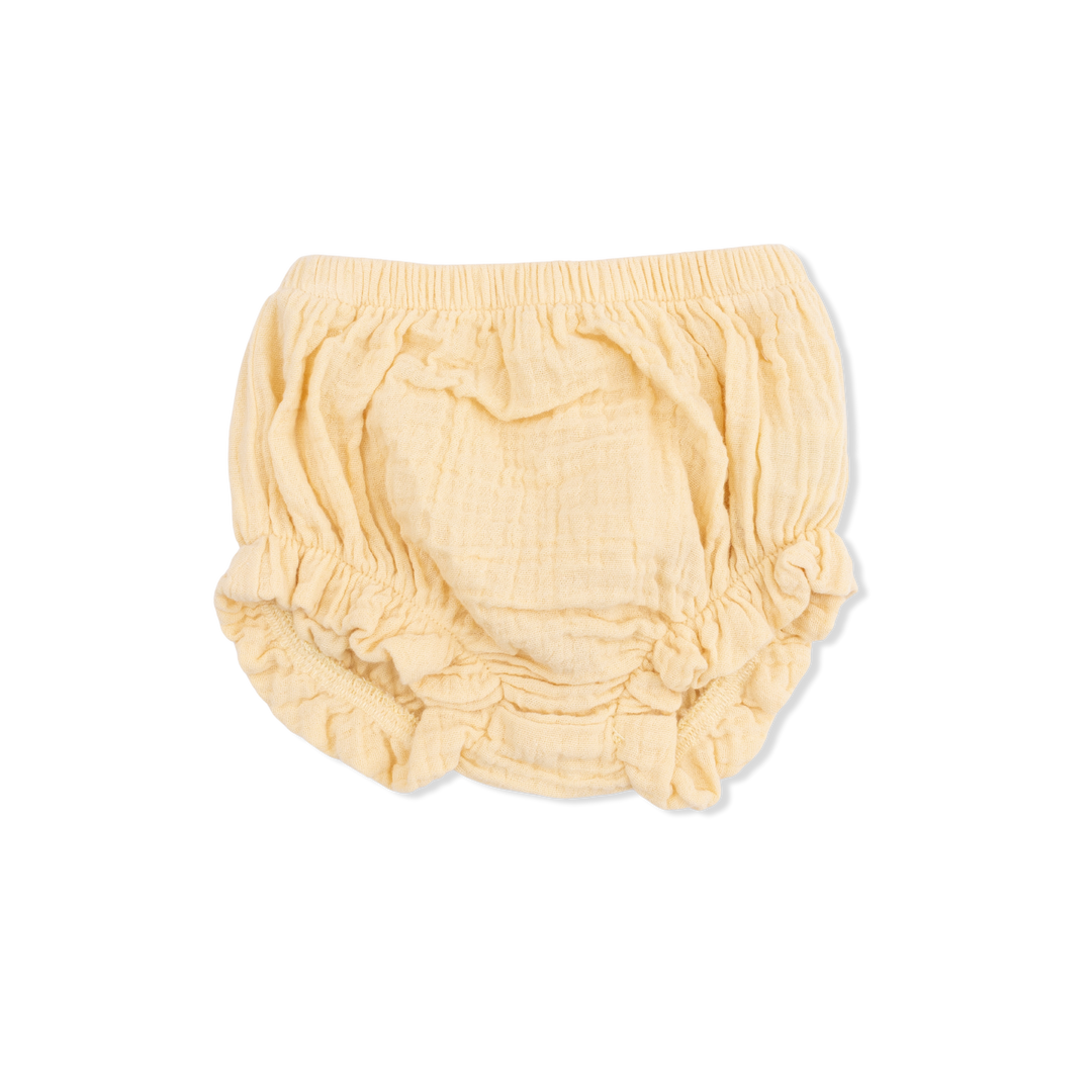 SMOCKED TOP WITH BLOOMER | ITALIAN STRAW