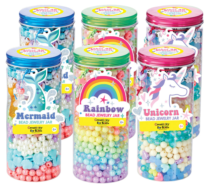 BEAD JEWELRY JARS - MERMAID
