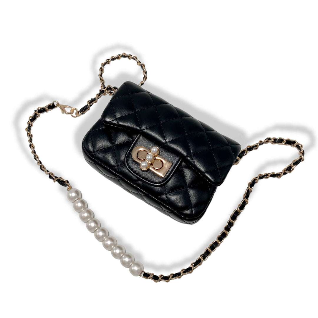 PEARL CLOSURE PURSE | PURPLE
