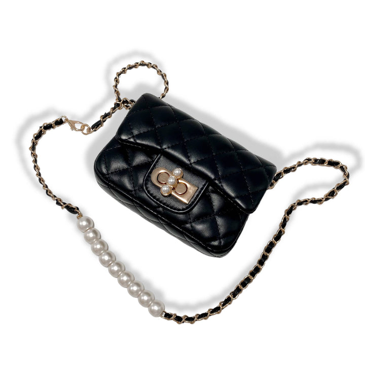 PEARL CLOSURE PURSE | PURPLE