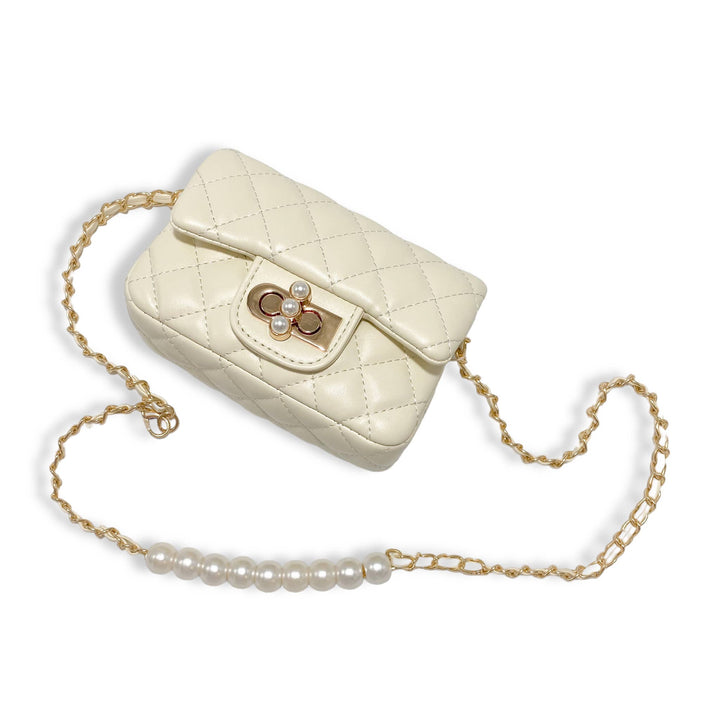 PEARL CLOSURE PURSE | PURPLE