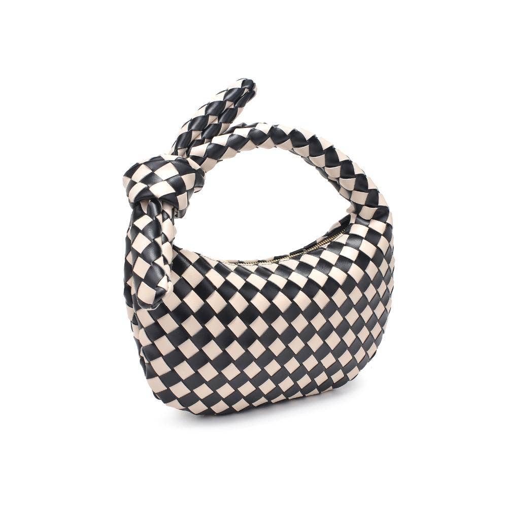 LIZBETH WOVEN KNOT CLUTCH | BUTTER