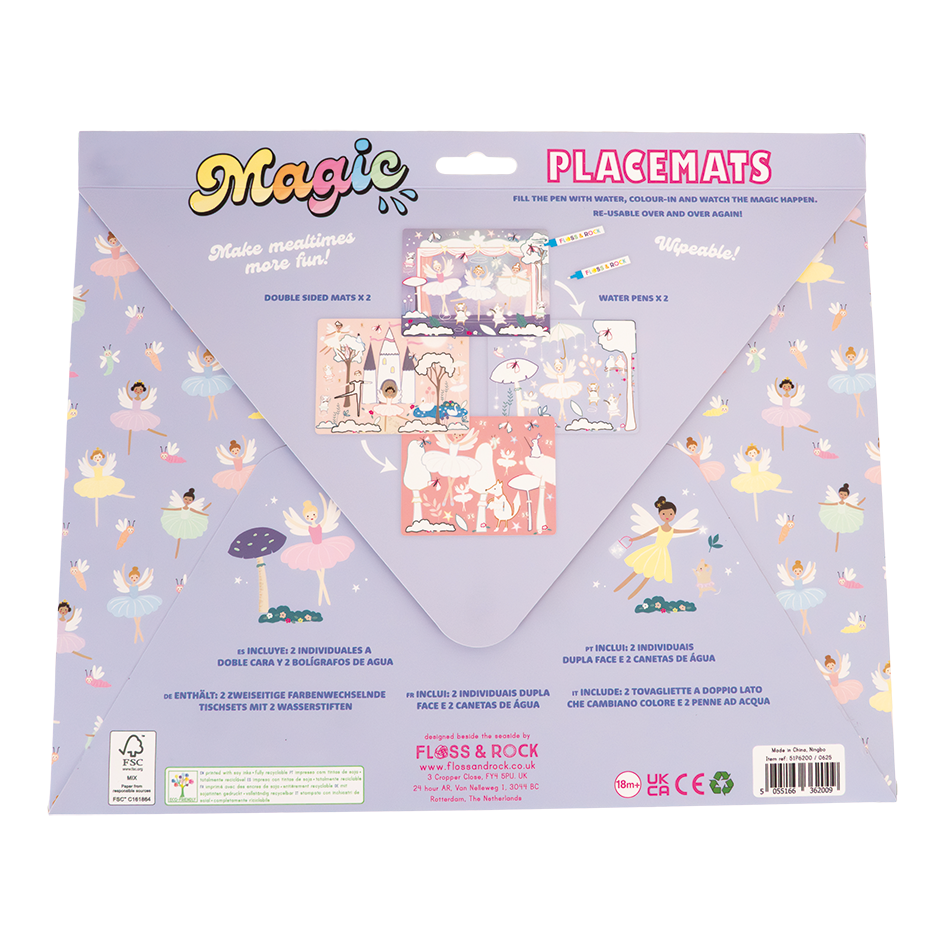MAGIC WATER PLACEMATS - ENCHANTED