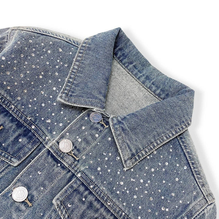 RHINESTONE DENIM JACKET
