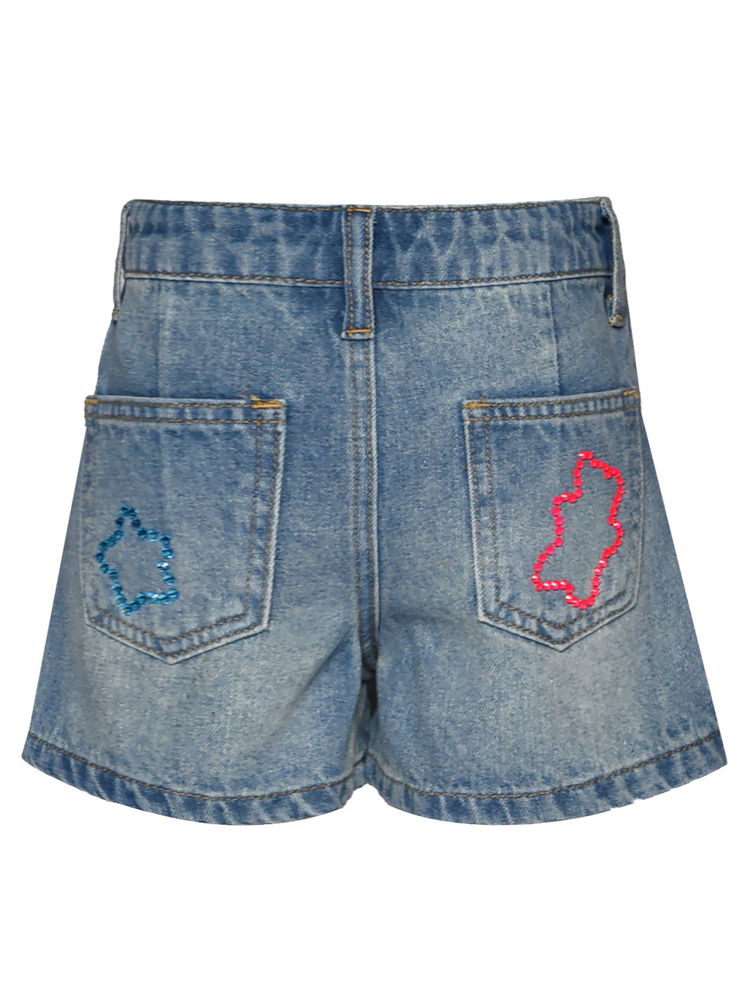 DENIM WRAP SKORT