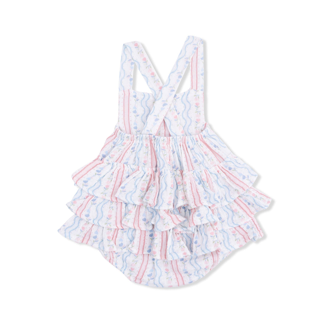 RUFFLE SUNSUIT | TULIP STRIPE