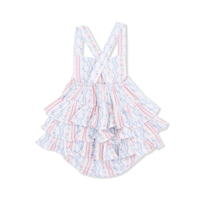 RUFFLE SUNSUIT | TULIP STRIPE