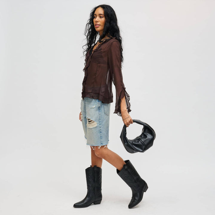 PORSHA CLUTCH | BLACK
