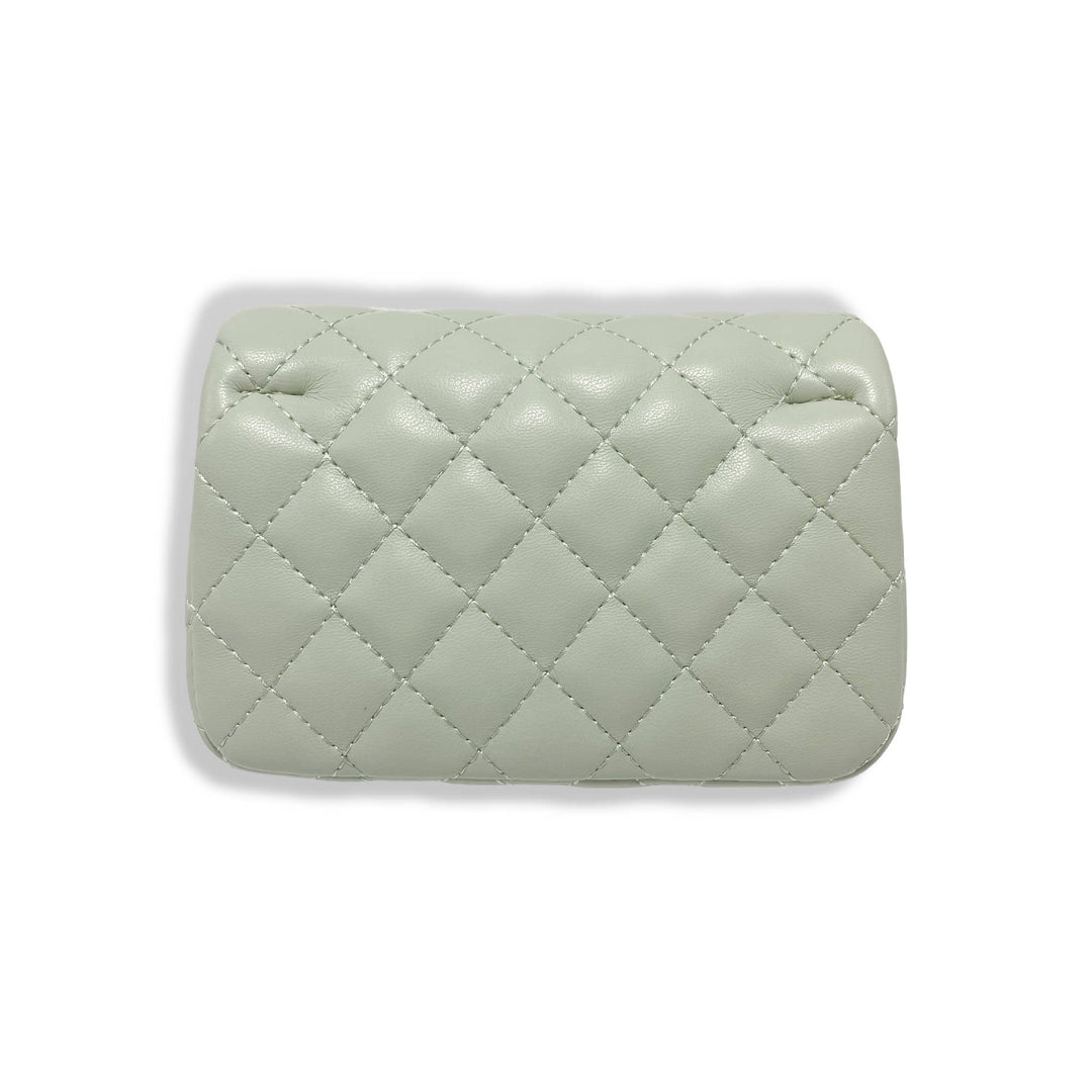 PEARL CLOSURE PURSE | PURPLE