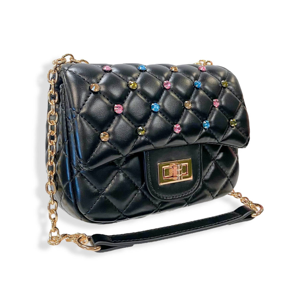 COLORFUL GEMS PURSE | CREAM