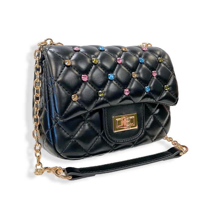 COLORFUL GEMS PURSE | CREAM