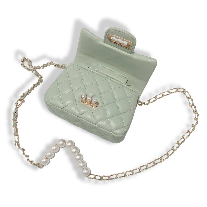 PEARL CLOSURE PURSE | PURPLE