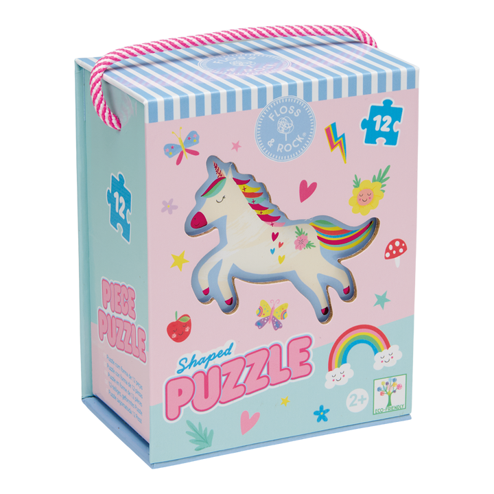 RAINBOW FAIRY 12PC SHAPED JIGSAW PUZZLE