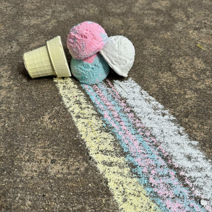 ICE CREAM CONE CHALK | BLUE RASPBERRY