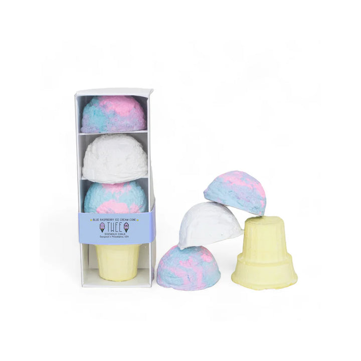 ICE CREAM CONE CHALK | BLUE RASPBERRY